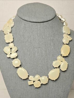 [J. CREW] Candy Gem Collection Opaque Cream◇Off White Translucent Stones